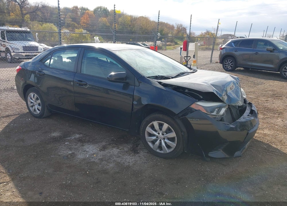 2014 TOYOTA COROLLA LE VIN: 5YFBURHE4EP095922