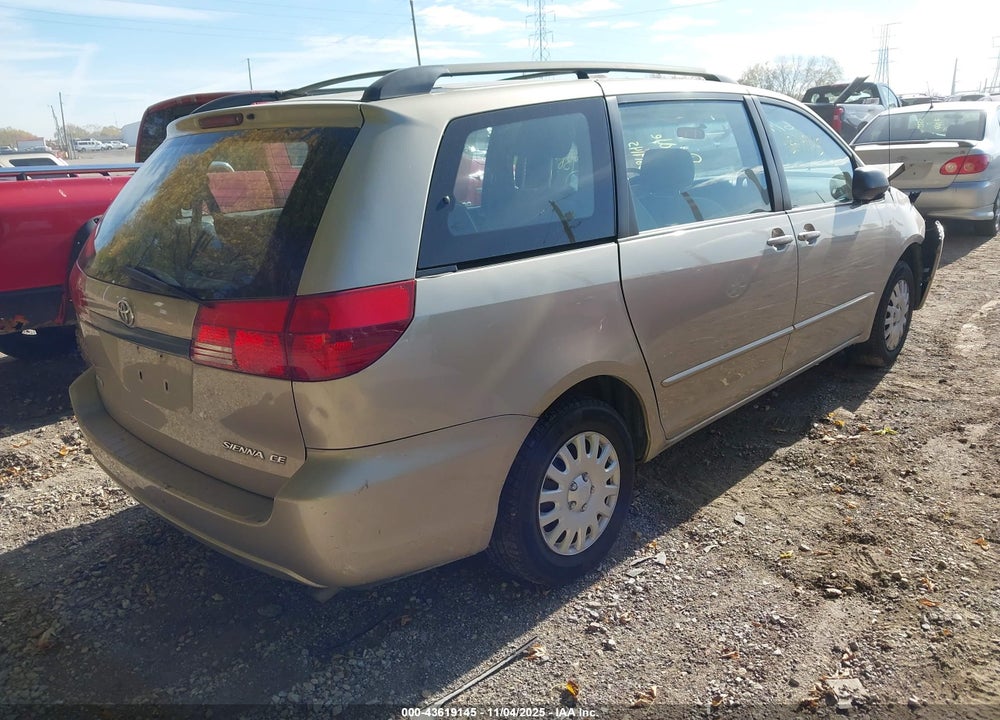2004 TOYOTA SIENNA CE VIN: 5TDZA23C64S098427