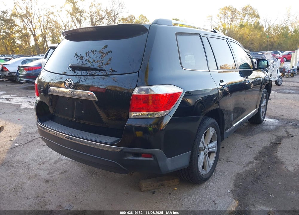 2012 TOYOTA HIGHLANDER LIMITED V6 VIN: 5TDYK3EH3CS052589