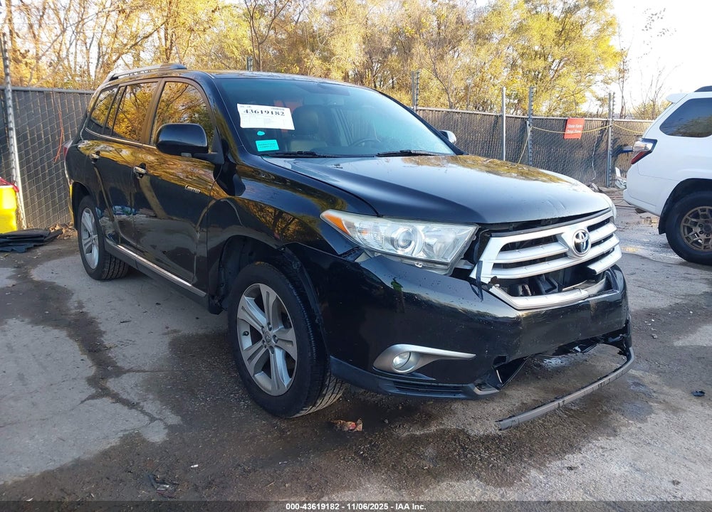 2012 TOYOTA HIGHLANDER LIMITED V6 VIN: 5TDYK3EH3CS052589