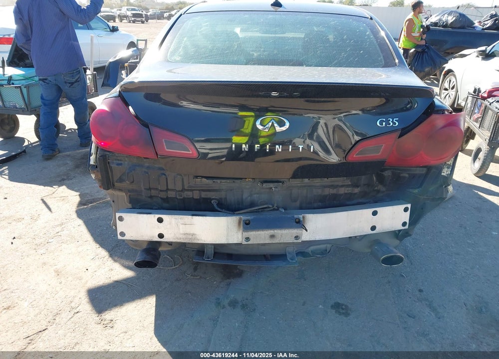 2008 INFINITI G35 JOURNEY VIN: JNKBV61E08M207899
