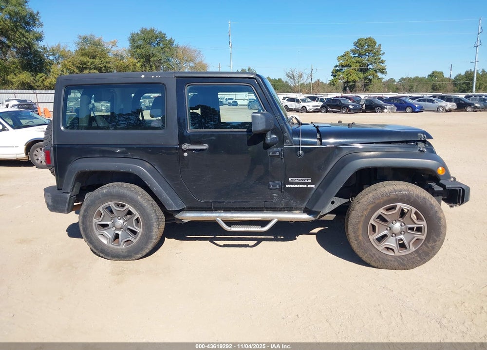 2013 JEEP WRANGLER SPORT VIN: 1C4AJWAG8DL506907
