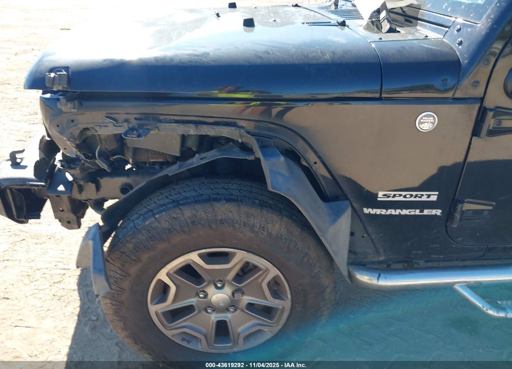 2013 JEEP WRANGLER SPORT VIN: 1C4AJWAG8DL506907