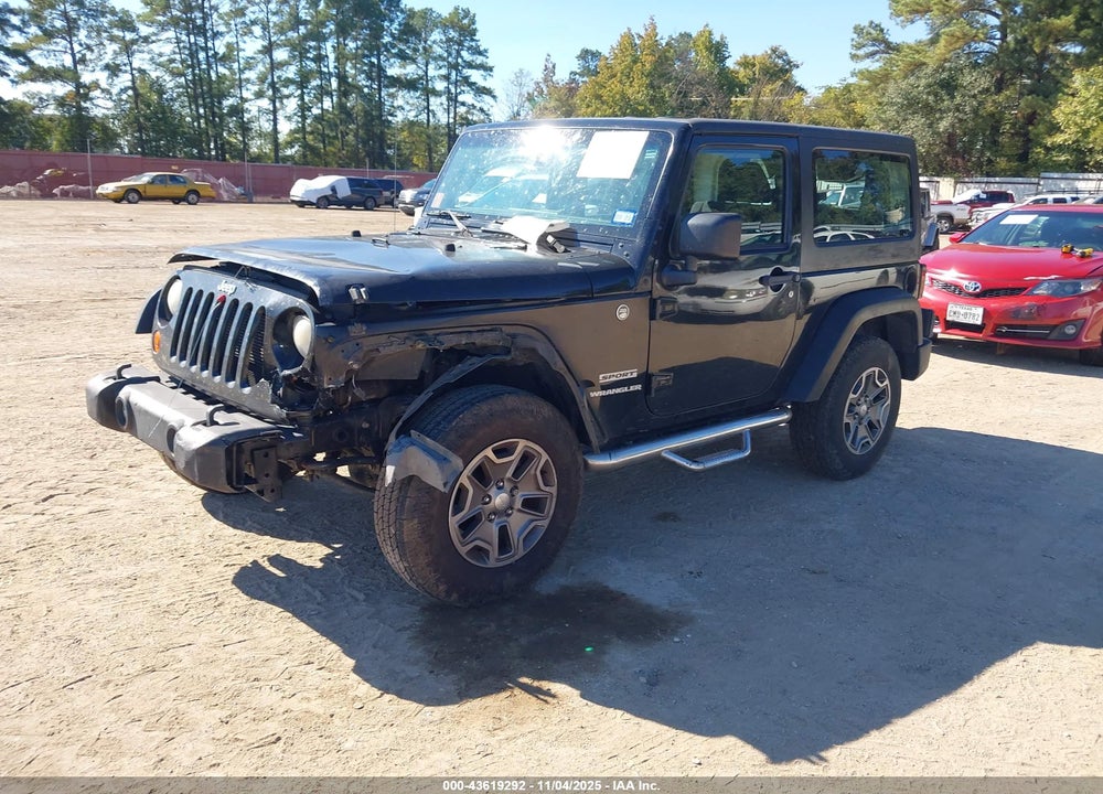 2013 JEEP WRANGLER SPORT VIN: 1C4AJWAG8DL506907