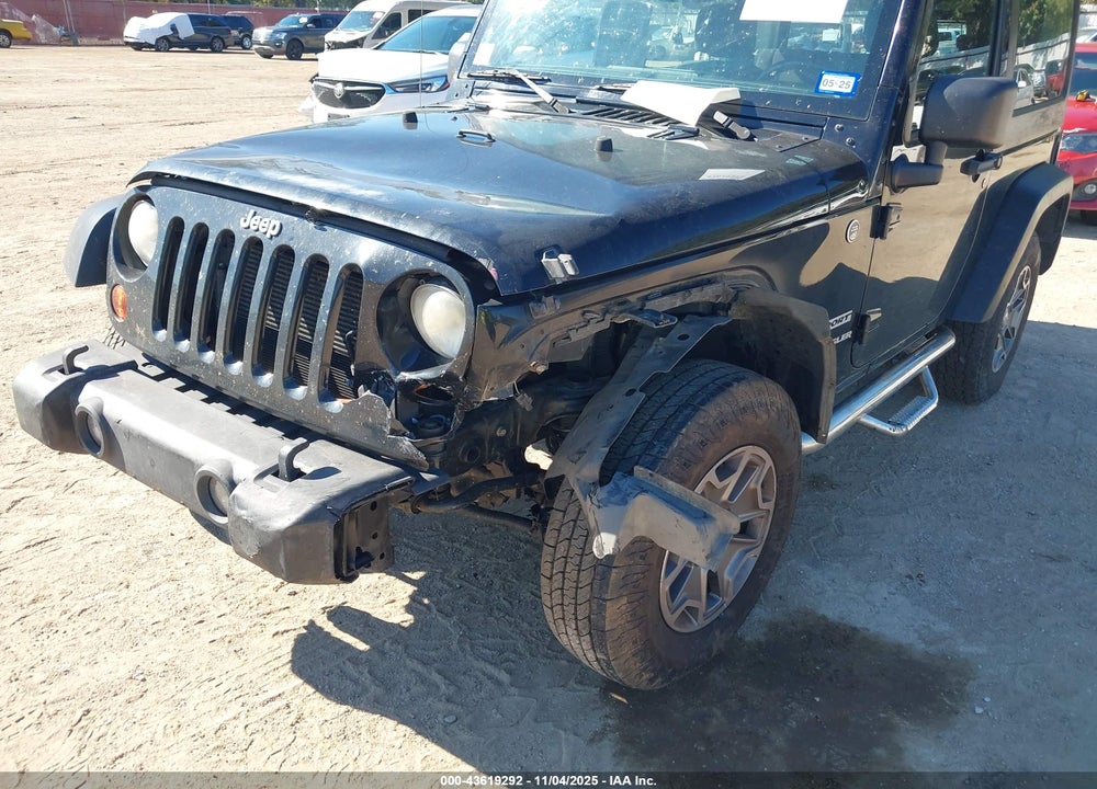 2013 JEEP WRANGLER SPORT VIN: 1C4AJWAG8DL506907