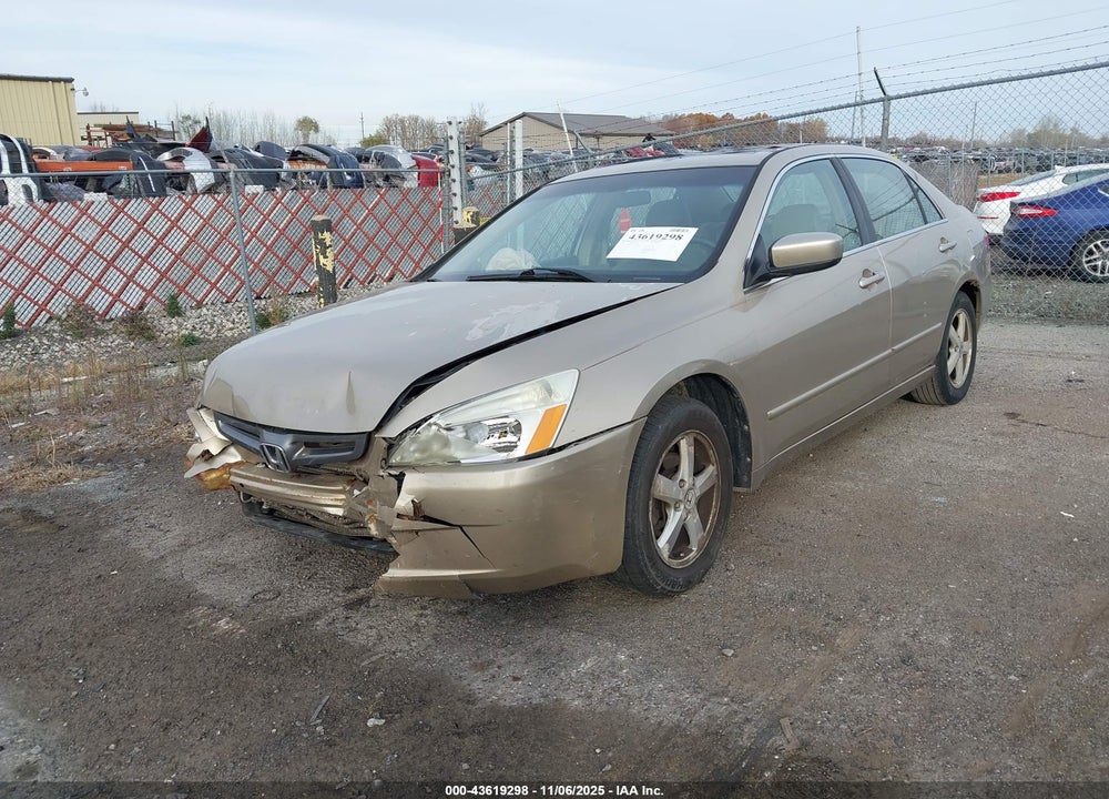 2003 HONDA ACCORD 2.4 EX VIN: 1HGCM566X3A053329