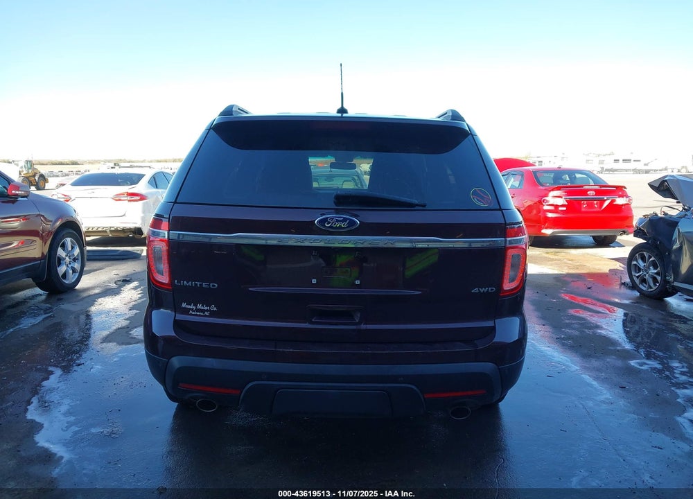 2011 FORD EXPLORER LIMITED VIN: 1FMHK8F86BGA15620