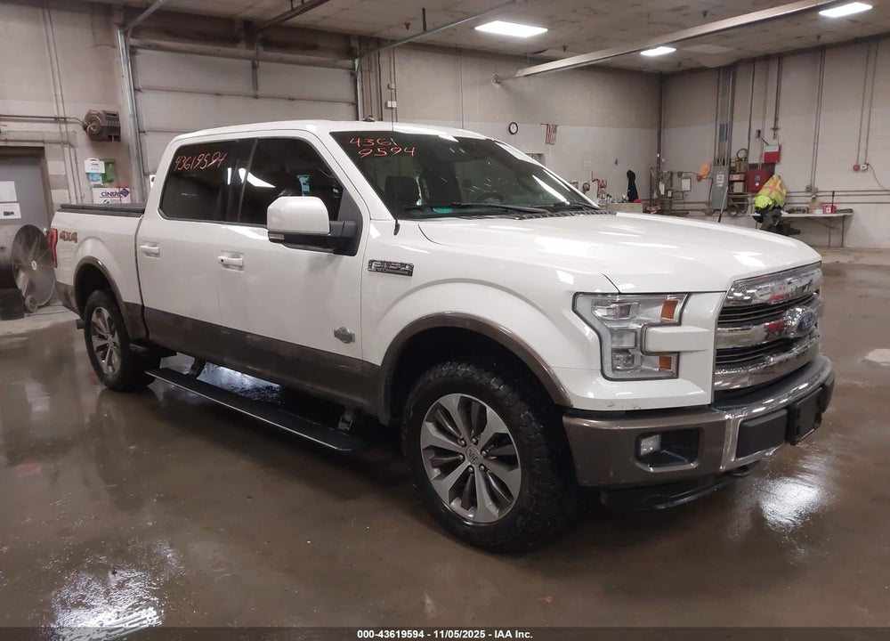2016 FORD F-150 KING RANCH VIN: 1FTEW1EF0GFD51358