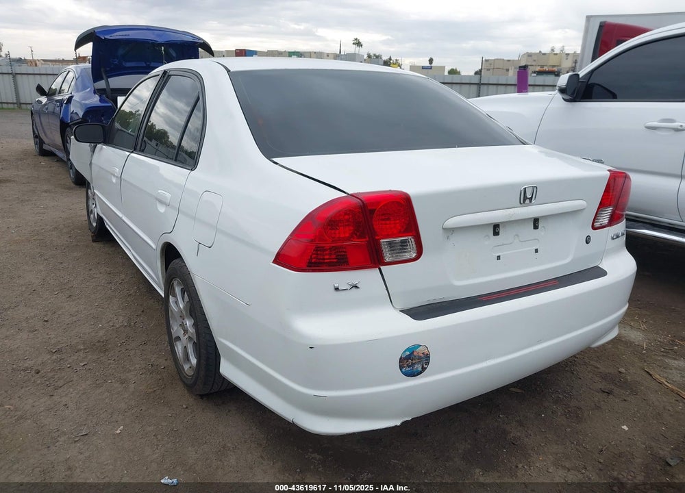 2004 HONDA CIVIC LX VIN: 2HGES15634H586666