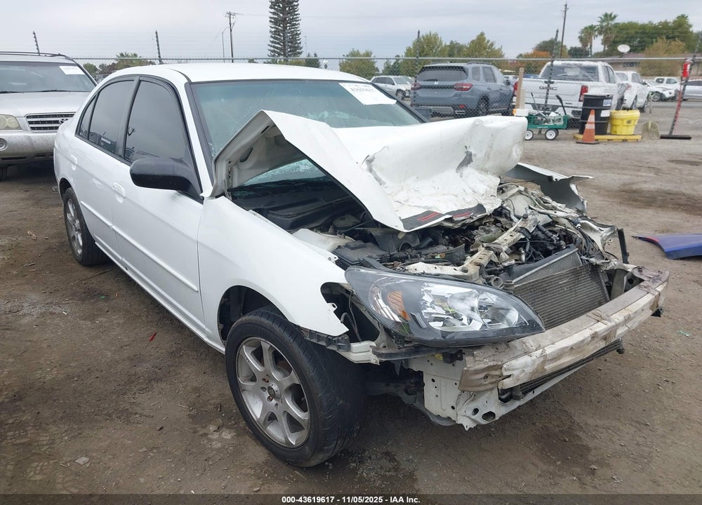 2004 HONDA CIVIC LX VIN: 2HGES15634H586666