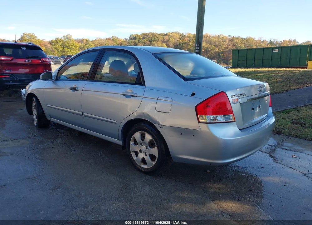 2007 KIA SPECTRA VIN: KNAFE121475394068