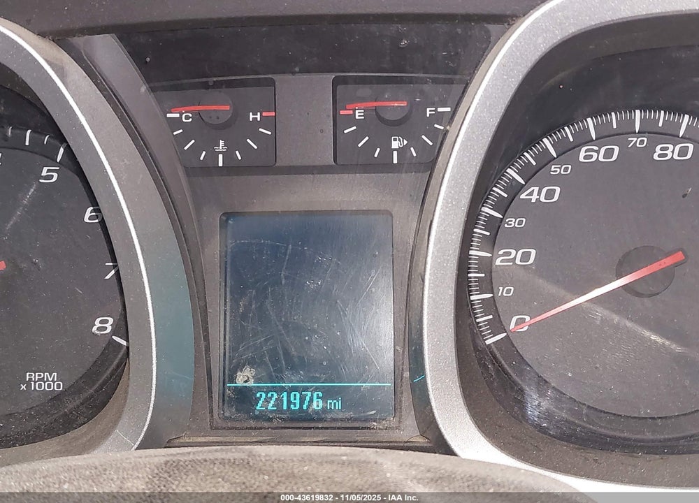 2013 CHEVROLET EQUINOX LS VIN: 2GNALBEK9D6250892
