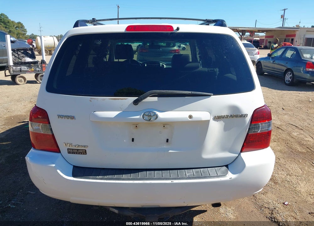 2004 TOYOTA HIGHLANDER V6 VIN: JTEEP21AX40046330