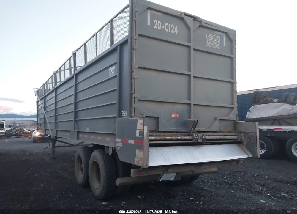 2020 AULICK 38672 TRAILER VIN: 1A9TF3825LU341124