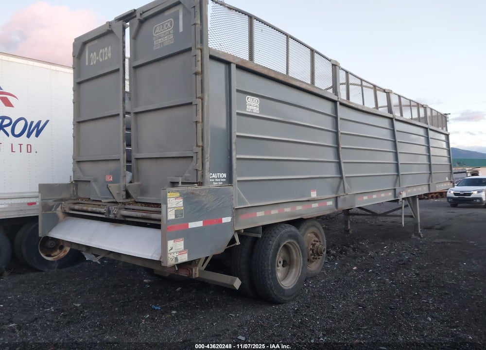 2020 AULICK 38672 TRAILER VIN: 1A9TF3825LU341124