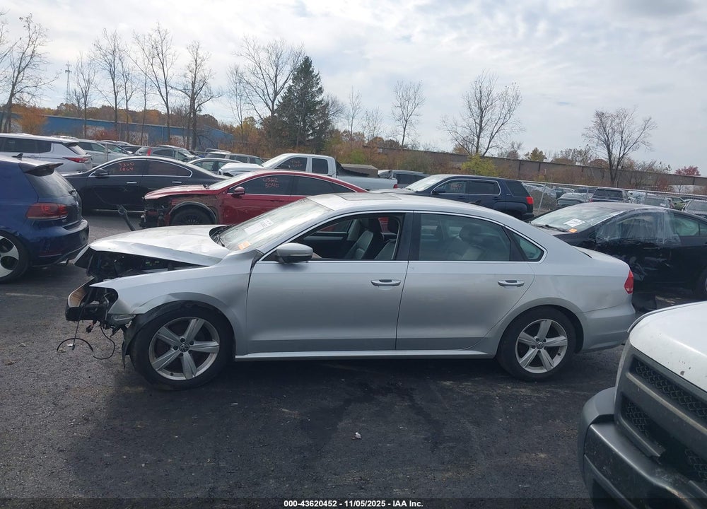 2013 VOLKSWAGEN PASSAT 2.5L SE VIN: 1VWBP7A34DC074867