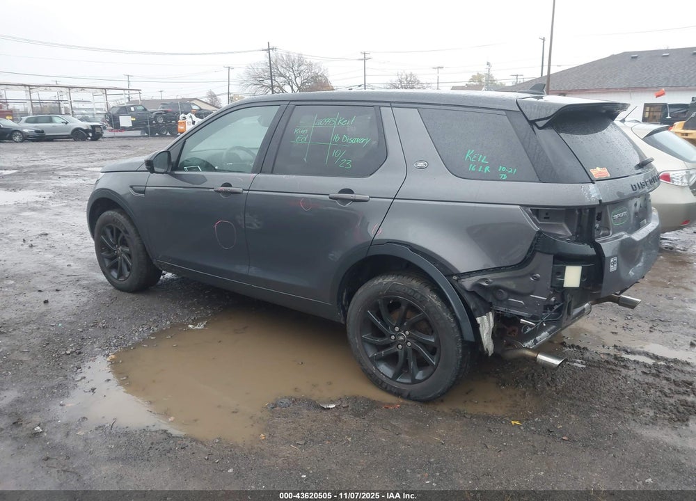 2016 LAND ROVER DISCOVERY SPORT VIN: SALCR2BG5GH590922