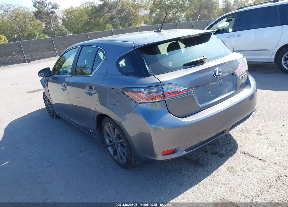 2013 LEXUS CT 200H VIN: JTHKD5BH3D2168916