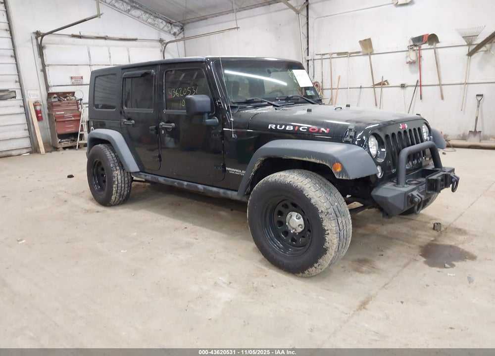 2010 JEEP WRANGLER UNLIMITED RUBICON VIN: 1J4BA6H19AL186749