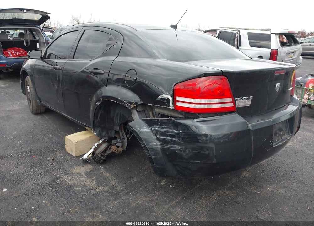 2010 DODGE AVENGER EXPRESS VIN: 1B3CC1FB1AN206257