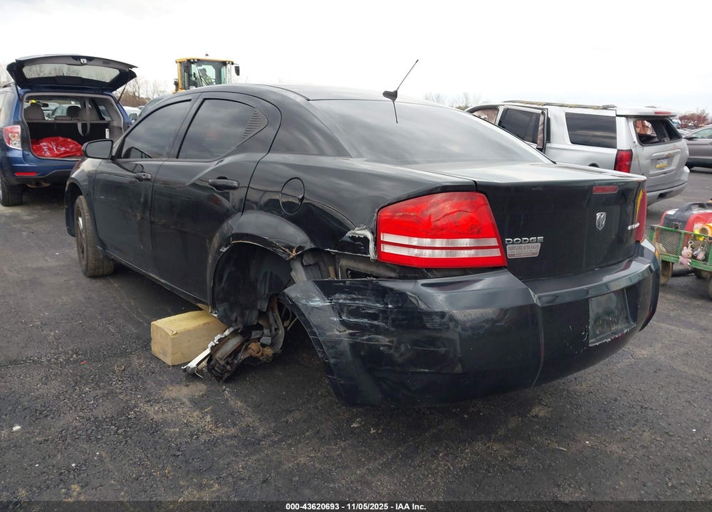 2010 DODGE AVENGER EXPRESS VIN: 1B3CC1FB1AN206257