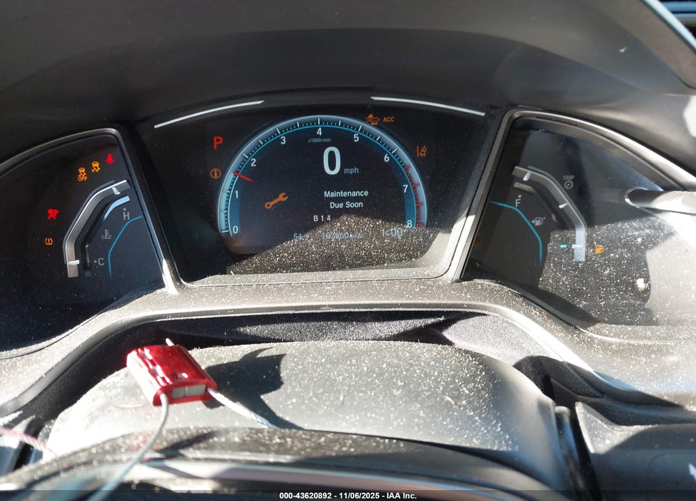 2019 HONDA CIVIC EX VIN: SHHFK7H68KU418928