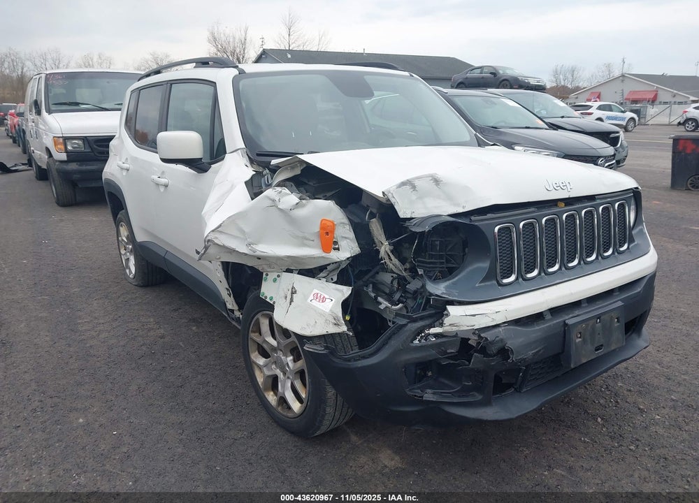 2017 JEEP RENEGADE LATITUDE 4X4 VIN: ZACCJBBB3HPE86796