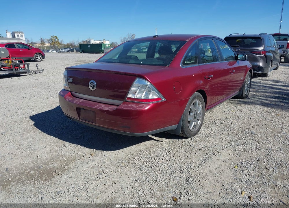 2008 MERCURY SABLE VIN: 1MEHM42W68G625634