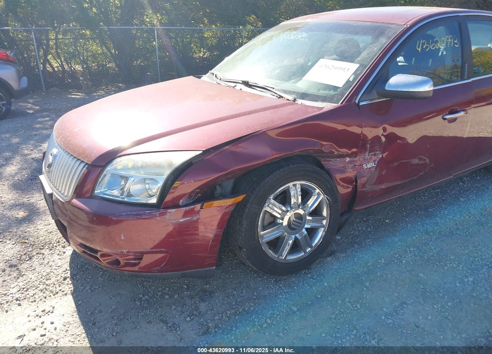 2008 MERCURY SABLE VIN: 1MEHM42W68G625634
