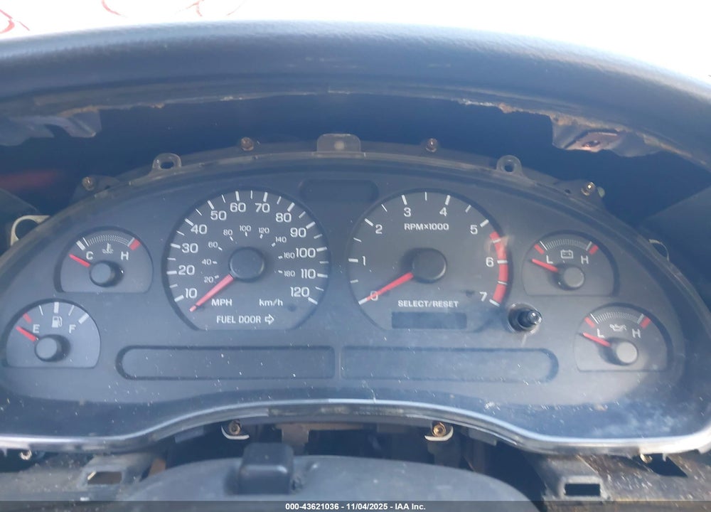 2000 FORD MUSTANG VIN: 1FAFP4045YF114512