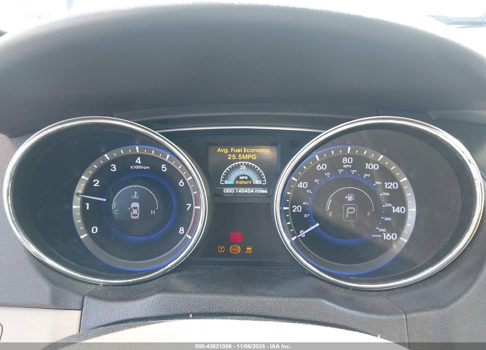 2014 HYUNDAI SONATA LIMITED VIN: 5NPEC4AC3EH911107