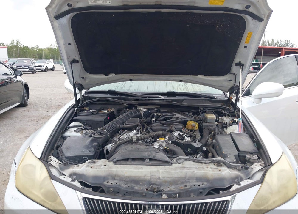 2006 LEXUS IS 250 VIN: JTHBK262765017377
