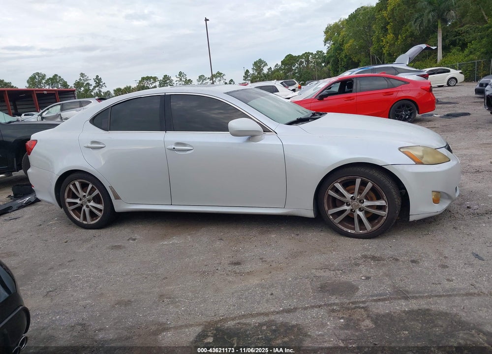 2006 LEXUS IS 250 VIN: JTHBK262765017377