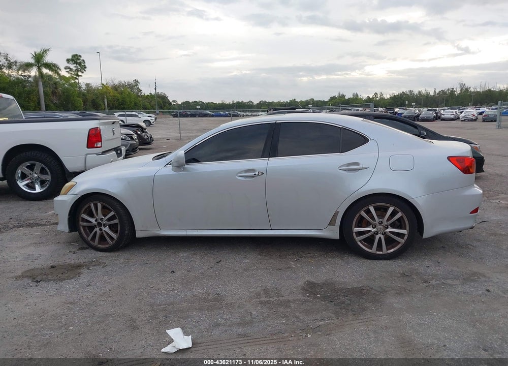 2006 LEXUS IS 250 VIN: JTHBK262765017377