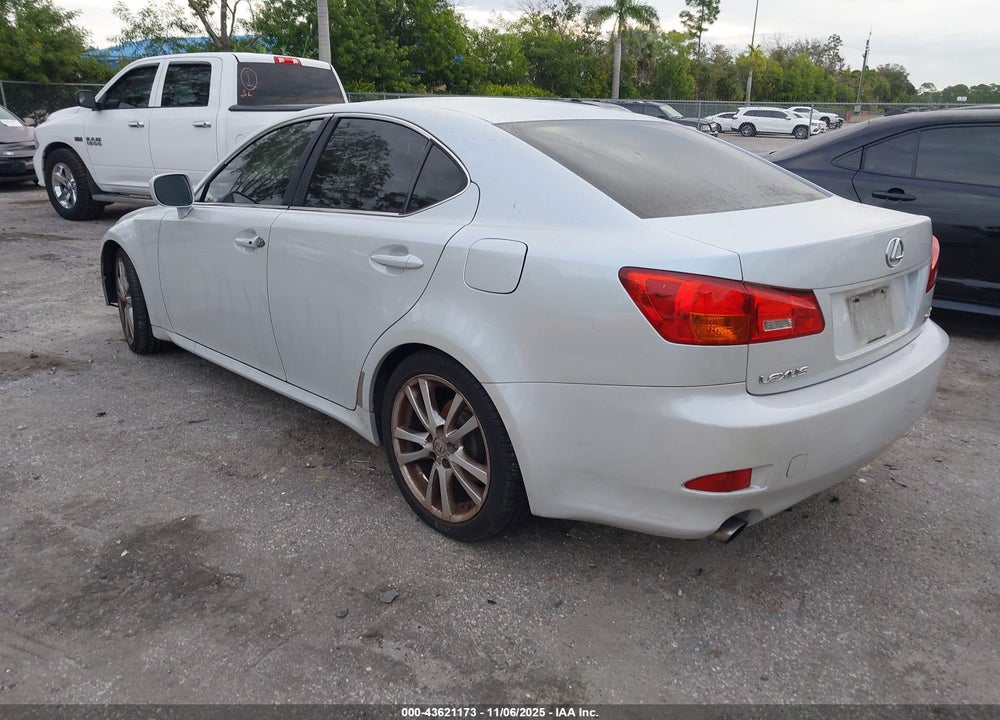 2006 LEXUS IS 250 VIN: JTHBK262765017377