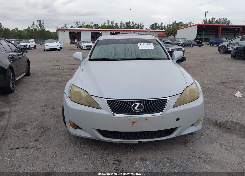 2006 LEXUS IS 250 VIN: JTHBK262765017377