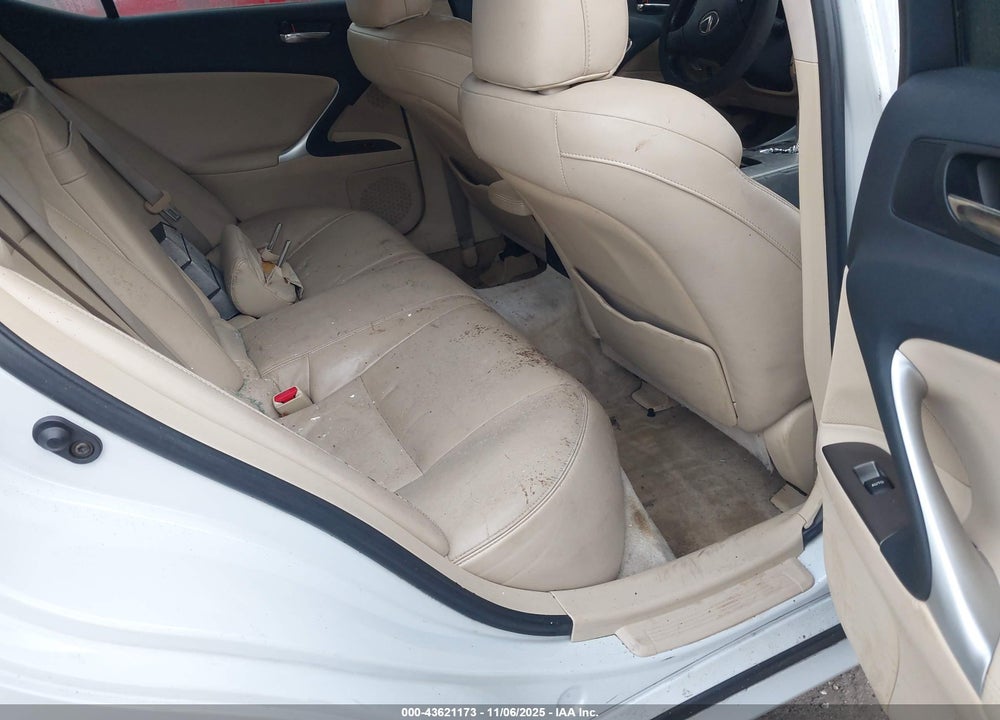 2006 LEXUS IS 250 VIN: JTHBK262765017377