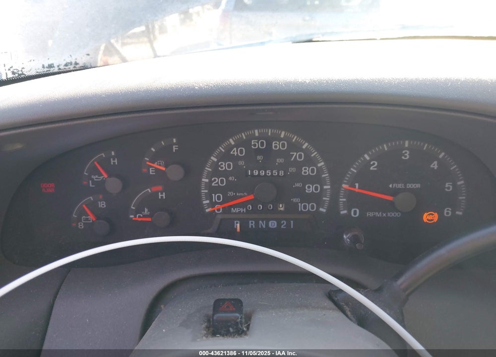 1998 FORD F-150 VIN: 2FTZX0764WCA90400