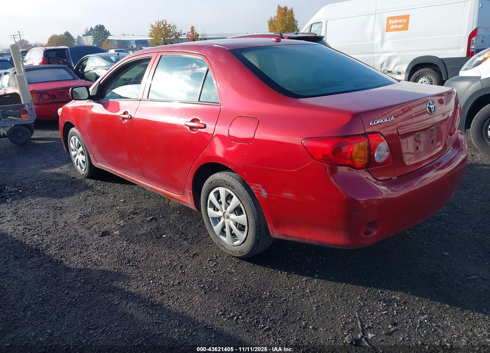 2009 TOYOTA COROLLA LE VIN: JTDBL40E899034635
