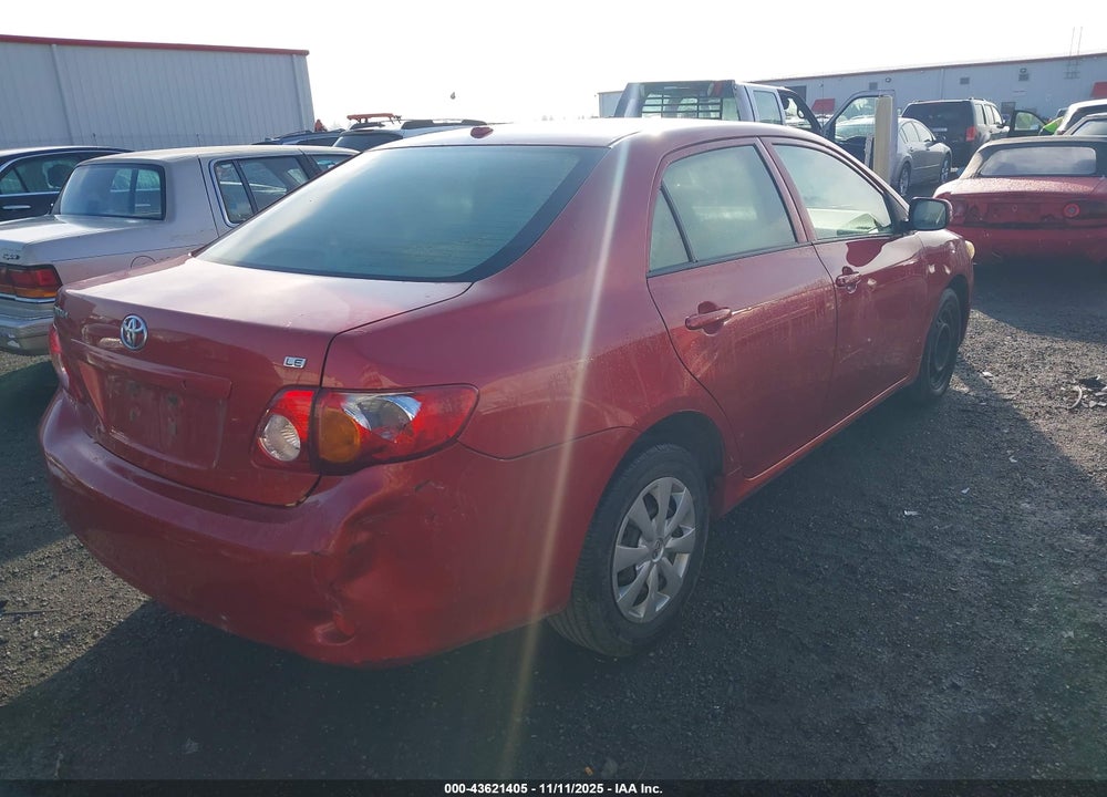 2009 TOYOTA COROLLA LE VIN: JTDBL40E899034635