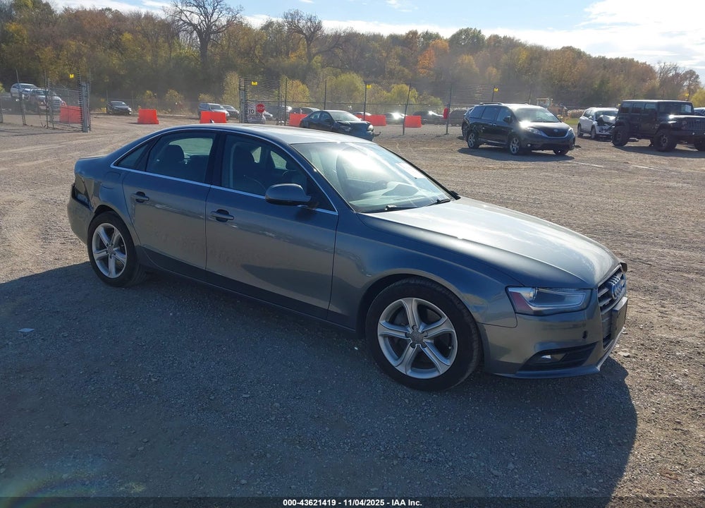 2013 AUDI A4 2.0T PREMIUM VIN: WAUBFAFL7DN011887