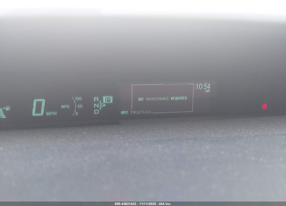 2010 TOYOTA PRIUS V VIN: JTDKN3DUXA0023957