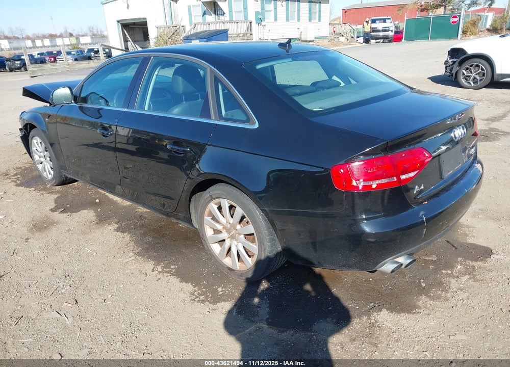 2009 AUDI A4 VIN: WAUSF78K69N021695