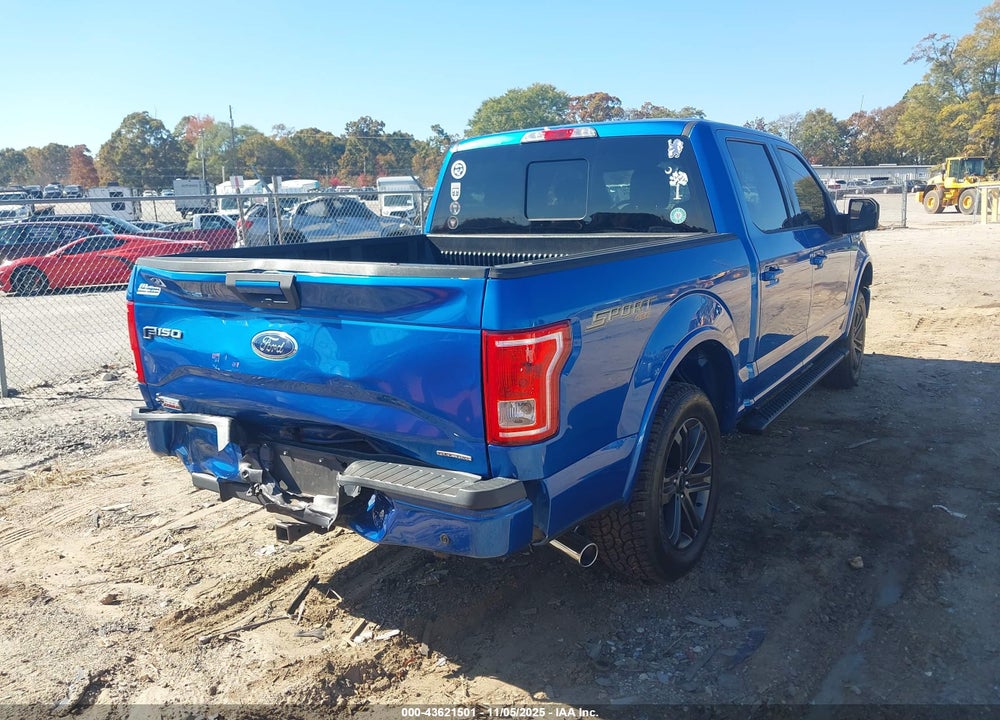 2016 FORD F-150 XLT VIN: 1FTEW1EF0GKE65240