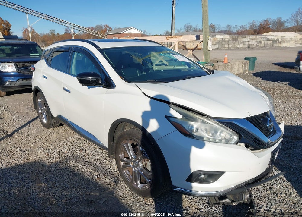 2017 NISSAN MURANO PLATINUM VIN: 5N1AZ2MH8HN187486