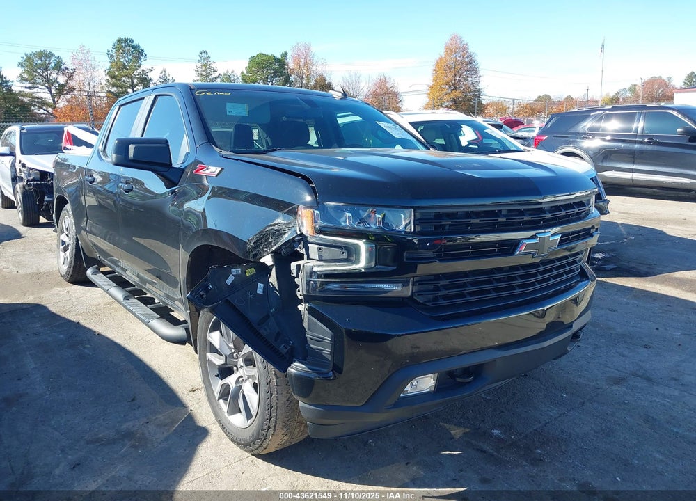 2021 CHEVROLET SILVERADO 1500 4WD  SHORT BED RST VIN: 3GCUYEED2MG406978