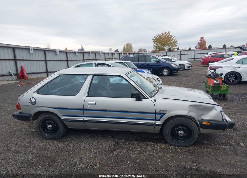 1987 SUBARU GL VIN: JF1AF23B8HB106049