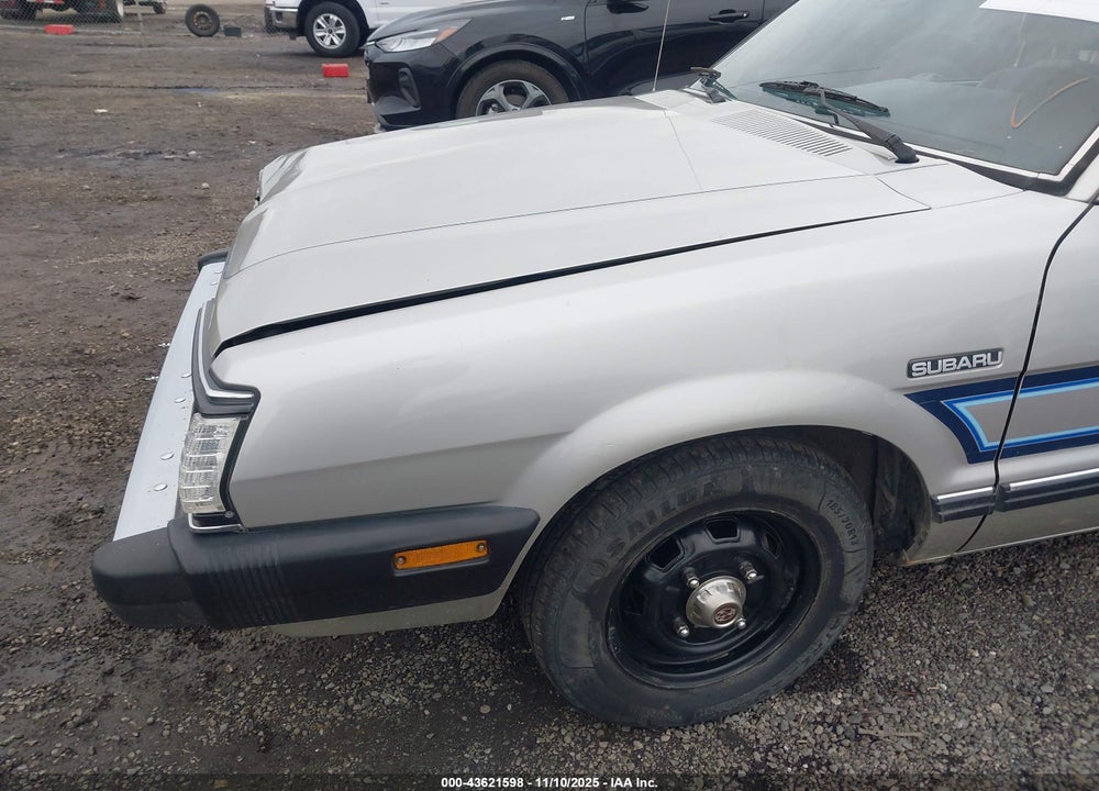 1987 SUBARU GL VIN: JF1AF23B8HB106049