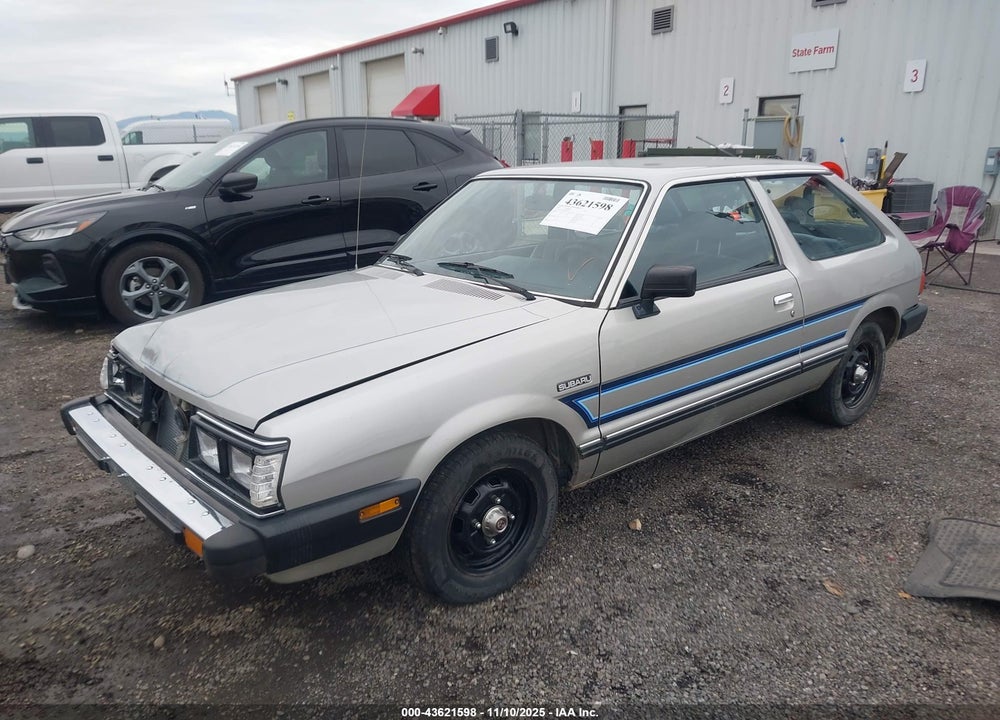 1987 SUBARU GL VIN: JF1AF23B8HB106049
