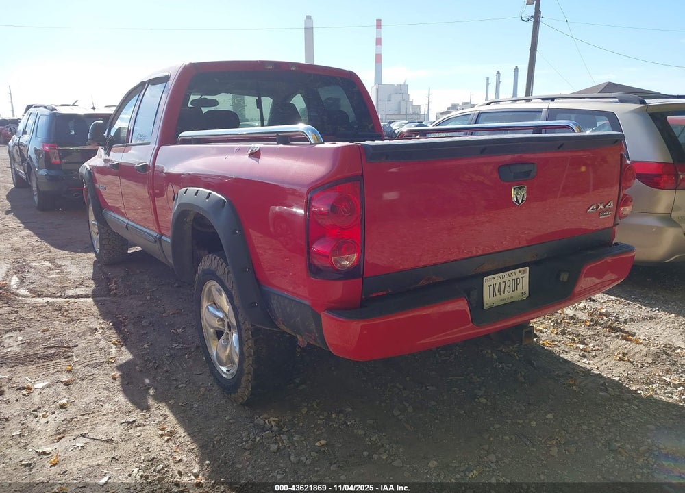 2007 DODGE RAM 1500 SLT/TRX4 OFF ROAD/SPORT VIN: 1D7HU18257S112395